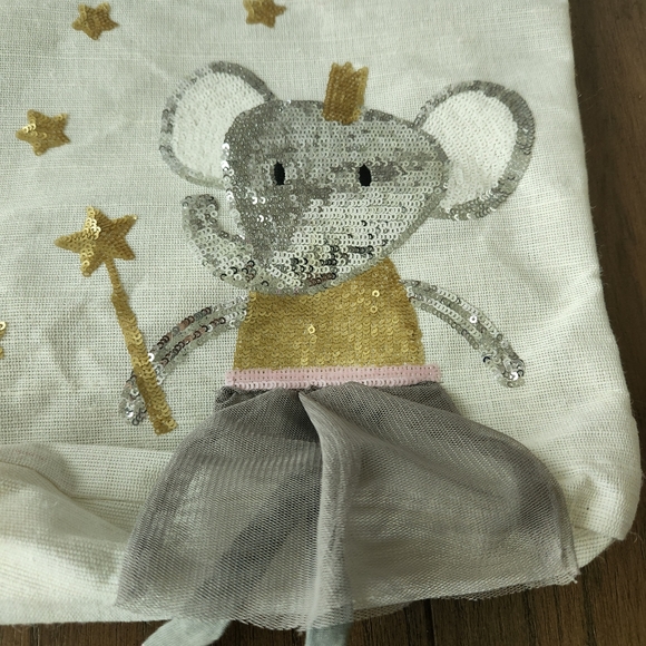 Mudpie Ballerina Elephant Tote Bag - Picture 2 of 4
